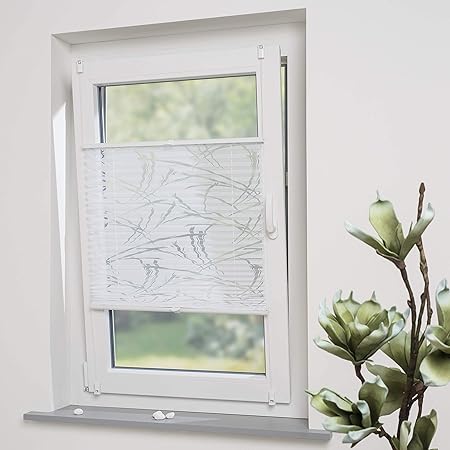 Amazon.de: WR-Design Verspanntes Klemmfix-Plissee Ausbrenner in Weiss ...